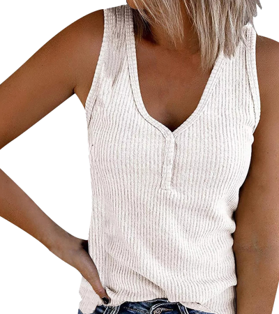 Thread Pit - Women's sleeveless vest LTWJ20859 - 螺纹坑条-140g/S