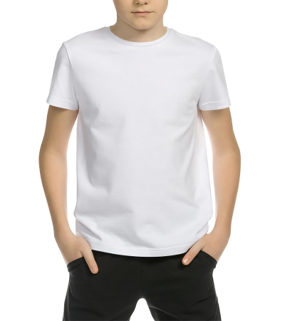 QSNTN 3D Euro Size Youth Short Sleeve (R0003_D) - 仿棉-180g/XS