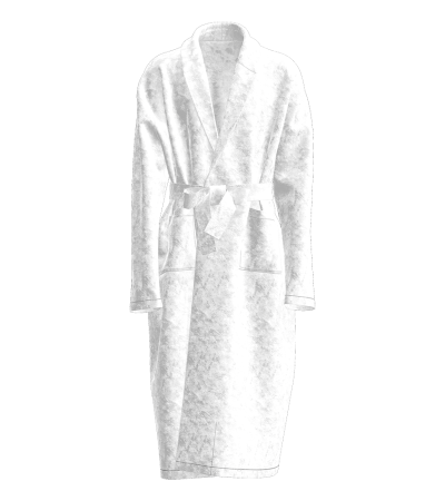 Men's nightgown A0171 - 双面法兰绒-280g/S
