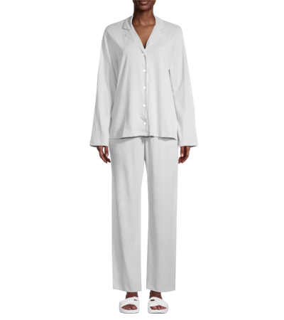 Cuban collar pajama pants A0042AB-B - 仿棉-180g/S