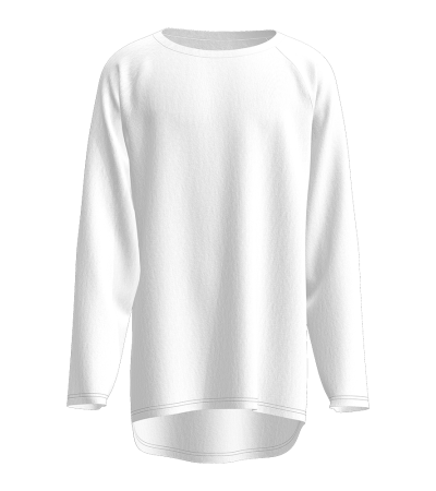 Long Sleeve Round Neck A T-shirt (LTW20064) - 仿棉-180g/S