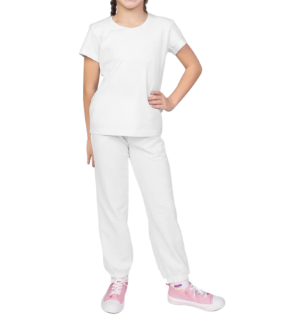 Children's short sleeve pants set R0148 - 仿棉-180g/S