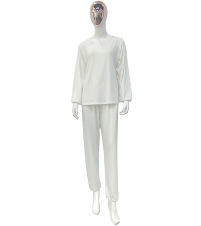 Women's homewear long sleeve set R0142 - 仿棉-180g/S