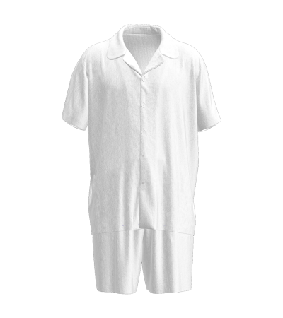 Men's pajamas set -A0178 - 仿棉-180g/S