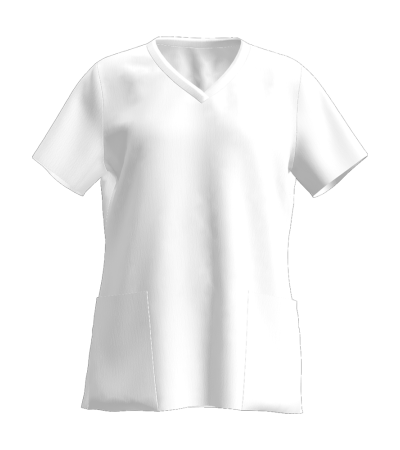 V-neck pocket short sleeve T-shirt LTW20265 - 仿棉-180g/S
