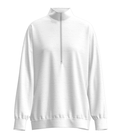 Stand collar zipper shoulder coat LTW20185 - 807抓毛布-220g/S