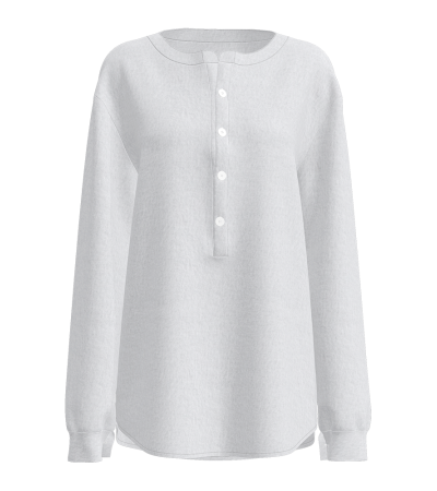 Real velvet women's digital flower Yao small stand collar Long sleeve shirt -LTW20143 - 真丝绒-160g/S
