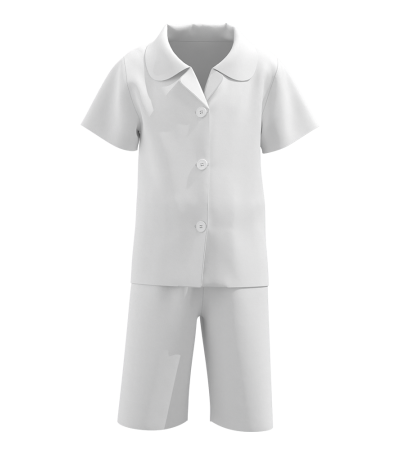 Cuban collar Shirt set for kids -A0181 - 四面弹-120g/2T