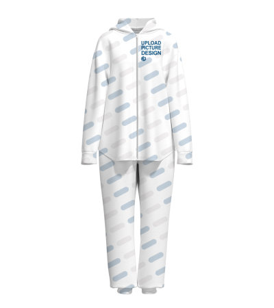 女士双帽有袖口连帽卫裤套装-LTW20659X - 涤毛圈-280g/S