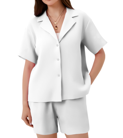 Women's shirt set pants R0132AB-B - 四面弹-120g/S