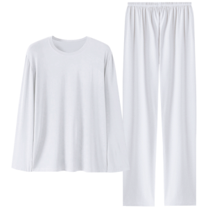 Long Men's Loungewear (R0099) - 仿棉-180g/XS