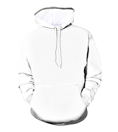 3D Euro Size Plus Men's hoodie length 10cm Double hat (R0035) - 空气层-200g/S