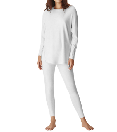 Women's long-sleeved set LTWJ20891 - 磨毛牛奶丝-210g/S