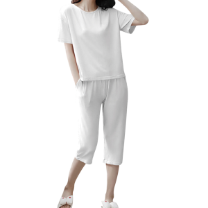 Women's Short Homewear - Pants (R0027AB-B) - 仿棉-180g/S