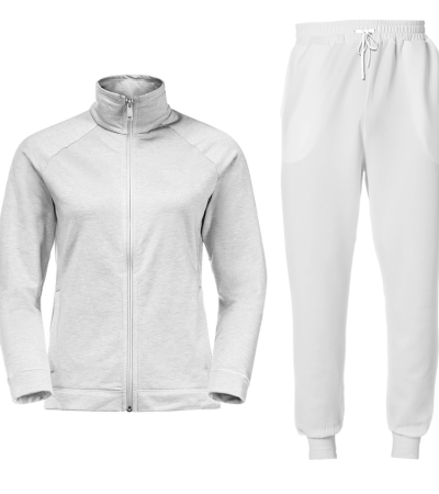 Stand collar zipper hoodie set R0140 - 健康布-220g/S