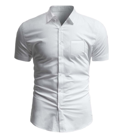 Plus size shirt with short sleeves XHM002 - 四面弹-120g/1XL