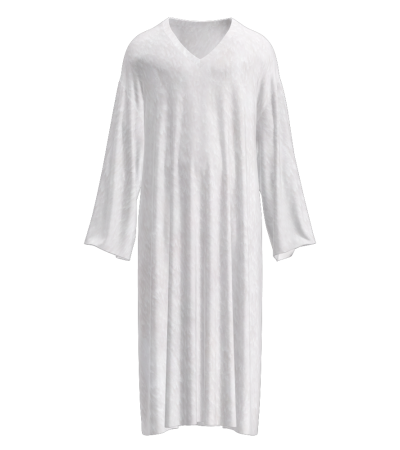 Men's long sleeve V-neck top A0152 - 双面法兰绒-280g/S