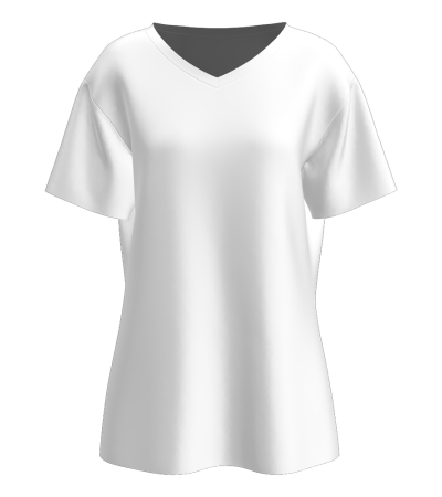 Women's short sleeve T-shirt XJP0166A - 仿棉-200g/S