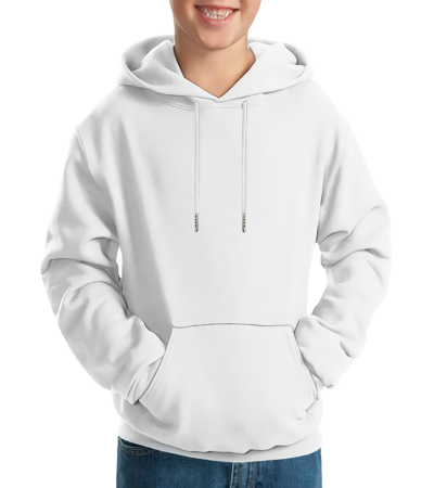QSNDL 3D European Size Teen Hoodie (R0006S) - 空气层-200g/XS