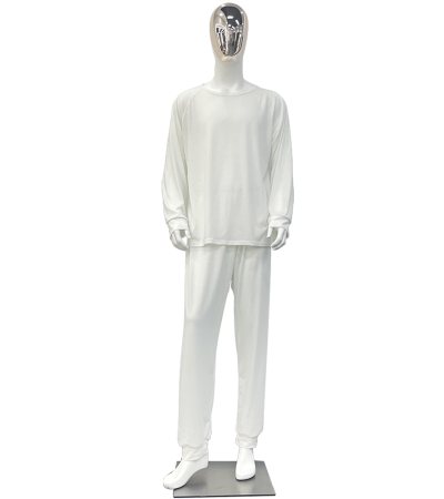 Men's ice silk set A0073 - 冰丝-140g/XS