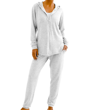 Hoodie pantsuit LTWJ21064 for women - 涤毛圈-280g/S