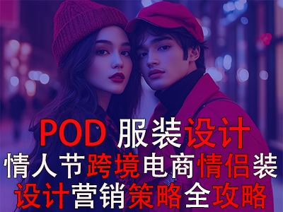POD服装设计：情人节跨境电商情侣装设计营销策略全攻略