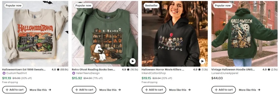  Hoodie Halloween elements 