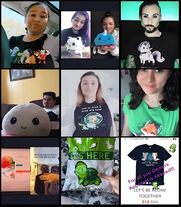 POD clothing customization model promotion of social media experts sharing 