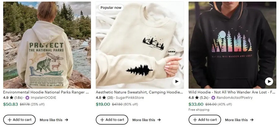  Sustainable and environmental protection concept of sweatshirt personalized design 