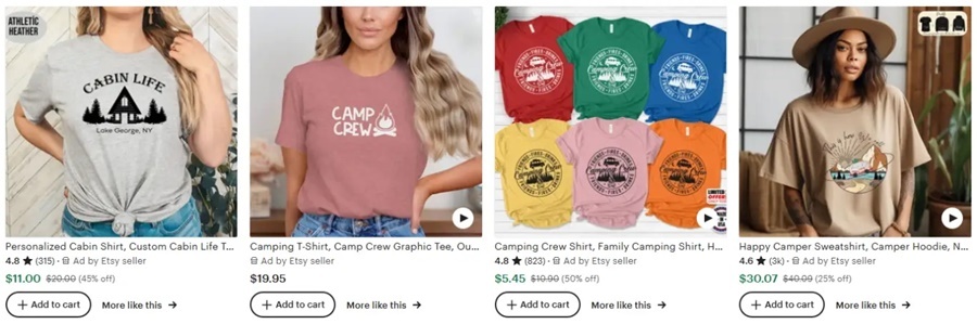  Family travel custom T-shirt creative campfire team 
