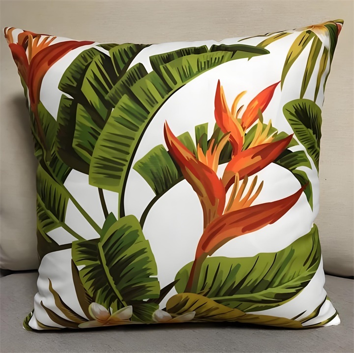 POD mode to start the design of plant printed pillow 