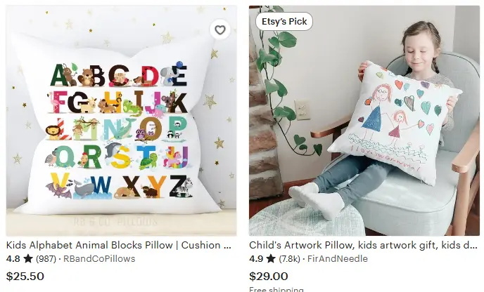  Popular custom pillow design theme children's pillow 