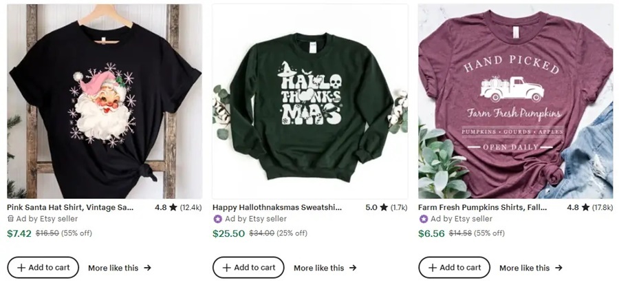  Cross-border selection ideas, autumn and winter T-shirt design elements recommended special holiday design 