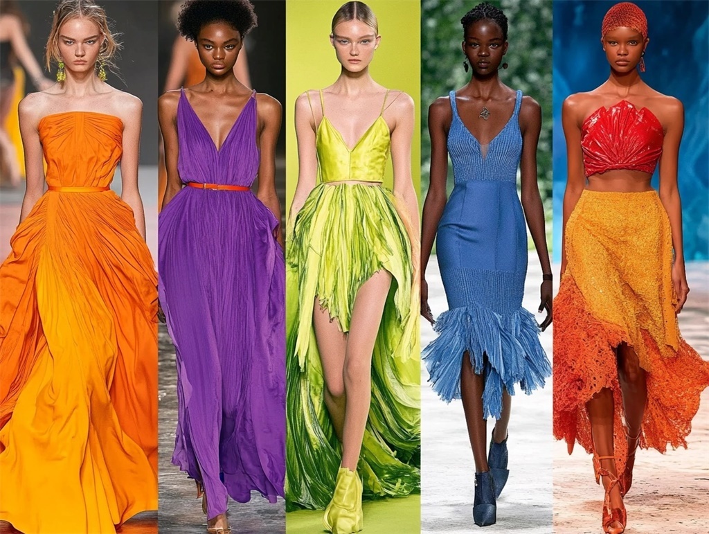  [POD fashion design] 2025 spring and summer dress ten popular colors: a new chapter of fashion and design 