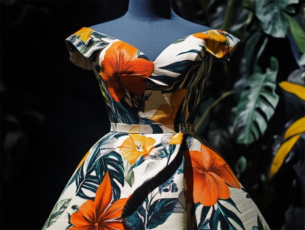  Exploring spring and summer fashion: a full analysis of tropical style printing elements in POD fashion design 